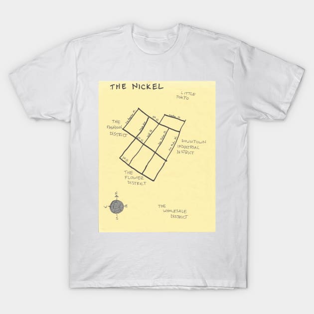 The Nickel T-Shirt by PendersleighAndSonsCartography